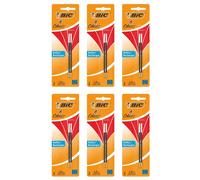 [929243-6] Bic Lot de 6 Packs 2 Recharge pour stylo 4 couleurs pointe moyenne...