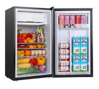 92L Petit Frigo avec Congélateur-YASHE , Porte-Bouteilles Intégré Compact, Silencieux, Porte Réversible, Thermostat Réglable