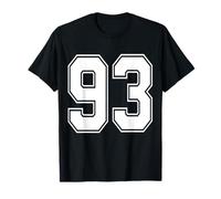 #93 Numéro 93 Sports T-shirt en jersey My Favorite Player #93 T-Shirt