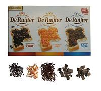 93 onces Total | 140 grammes total, flocons de chocolat et ampli; Sprinkles de fruits | 4, Hagelslag de Ruijter Mélange de 8 petits paquets de sprinkles | Sprinkles de chocolat néerlandais et ampli; Plus | Mélange de sprinkles de chocolat de Ruijter
