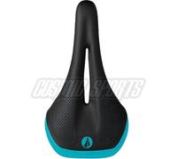 93 SDG MTB -Sattel Allure V2 Lady, Lux-Alloy, 7x7, noir/turquoise
