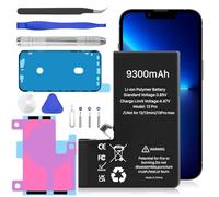 [9300mAh] Batterie pour iPhone 13 Pro(Nouvelle Version 2025), Batterie de Remplacement à Ultra Haute capacité BOANV à 0 Cycle avec Kits d'outils de Remplacement Professionnels