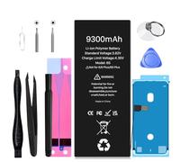 [9300mAh] Batterie pour iPhone 6S, (2026 Nouvelle Version) Ultra Haute capacité Remplacement de Batterie pour iPhone 6S modèles A1633, A1688, A1700 avec kit d'outils Complet