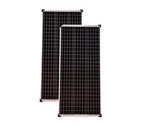 93098 Lot de 2 panneaux solaires 100 W mono 36 V 1130 x 505 x 30 mm photovoltaïque