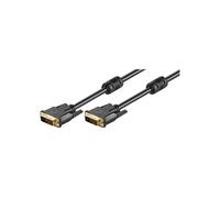 [93109] Goobay Câble Dual Link DVI-D FullHD, noir, 10 m - Fiche DVI-D Dual-Li...