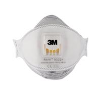 Masque antipoussière jetable FFP2 valve 9322+ - Lot de 10 - 3M - 9322P10 00