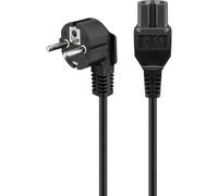 [93277] Goobay Câble de Raccordement pour Appareils Chauds, 2 m, Noir