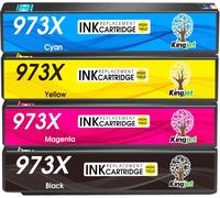 932XL 933XL Multipack Cartouches d'encre compatibles avec HP 932 933 XL pour OfficeJet 6600 7510 6700 7110 7610 7612 6100 (1 Noir, 1 Cyan, 1 Magenta, 1 Jaune)