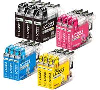 932XL 933XL Multipack Cartouches d'encre compatibles avec HP 932 933 XL pour OfficeJet 6600 7510 6700 7110 7610 7612 6100 (1 Noir, 1 Cyan, 1 Magenta, 1 Jaune)