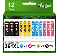 932XL 933XL Multipack Cartouches d'encre compatibles avec HP 932 933 XL pour OfficeJet 6600 7510 6700 7110 7610 7612 6100 (1 Noir, 1 Cyan, 1 Magenta, 1 Jaune)