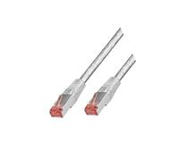 93341 Patch cord S/FTP 6 Line Cu LSZH transparent 0,25m 28AWG Goobay