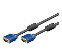 [93378] Goobay Câble Full HD SVGA Mâle - Mâle 10 m Noir Bleu