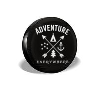 934 Aventure Partout Housse Pneu De Rechange Antipoussière Housse Roue De Secours Premium Couverture De Roue De Secours Universelle pour Auto Remorque Voiture Trailerrv 16Inch