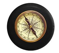 934 Boussole Nautique Sea Mariner Voile Couverture De Roue De Secours Anti Poussière Neige Housse Roue De Secours Classique Housse De Pneu De Secours Universelle pour Voiture Camion Trailerrv 14Inch