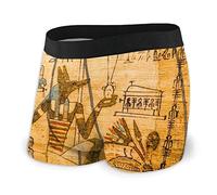 934 Caleçons Boxer Homme Vintage Thèbes Egypte-2 Caleçons Microfibre Boxer Homme Doux Caleçon Boxers Homme pour Homme, Valentin, Anniversaire M