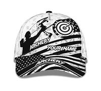 934 Casquette Trucker Tir À l'arc Archer Planche De Tir À l'arc Imprimée Casquette De Chasse Unisexe Casquette Baseball Vintage Casquette pour Cadeau, Adolescent, Femme