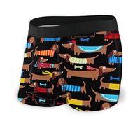 934 sous-Vêtement J'aime Mes Teckels De Chien Boxer Homme Slip Fitted Caleçon Drôles Briefs pour Anniversaire, Cadeau, Valentin L