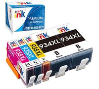934XL 935XL Cartouches d'encre pour HP 934 XL 935 XL 934XL 935XL High Yield 5 Pack (Noir Cyan Magenta Jaune) pour HP Officejet 6230 6830 6815 6812 6835 6820