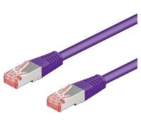 93537 Patch cord S/FTP 6 Line Cu LSZH violet 10m 28AWG Goobay