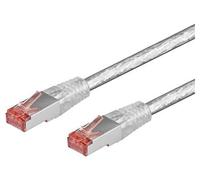 93550 Patch cord S/FTP 6 Line Cu LSZH transparent 2m 28AWG Goobay