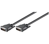 [93573] Goobay Câble Full HD DVI-D Dual-Link (24+1 pin) Mâle - Mâle 1,8 m Noir