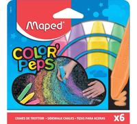 [936010] Maped Craie de trottoir COLOR'PEPS, étui de 6 en carton