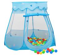 93672 vidaXL Tente de jeu pour enfants Bleu 102x102x82 cm