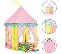 93680 vidaXL Tente de jeu pour enfants Rose 100x100x127 cm