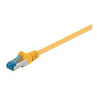 [93781] Goobay CAT 6A Câble Patch, S/FTP (PiMF), jaune, 3 m CU - LSZH