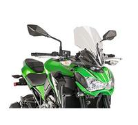 9392 - accessoire de pare-brise à main en forme de dôme n.g. touring compatible avec kawasaki z900 2017-2019 COULEUR TRANSPARENTE
