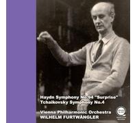 ハイドン：交響曲第94番「驚愕」、チャイコフスキー：交響曲第4番 / ヴィルヘルム・フルトヴェングラー、ウィーン・フィルハーモニー管弦楽団 (Haydn : Symphony No.94, Tchaikovsky : Symphony No.4 / Wilhelm Furtwängler, Vienna Philharmnic Orchestera) [CD] [国内プレス] [日本語帯・解説付き