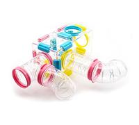 94 pièces DIY Hamster Tunnel Tube Terrain de Jeux Module,Maison Plate-Forme Accessoires de Cage pour Hamster Souris et Autres Petits Animaux