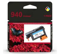 940 Tête d'impression, C4900A C4901A Tête d'impression ABS Antirouille Traceur Accessoires D'imprimante Remplacement Adapté Aux Imprimantes HP OFFICEJET PRO8500 8500A 8000A,C4901A-1 Pack
