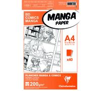 [94044C] Clairefontaine Manga Etui BD/Comic A4 40F O 200g