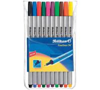 [940676-10] Pelikan Lot de 10 Etuis de 10 feutres fineliner 96 largeur de tra...
