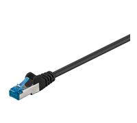 [94154] Goobay CAT 6 A Câble Patch, S/FTP (PiMF), noir, 20 m (CU) (LSZH)