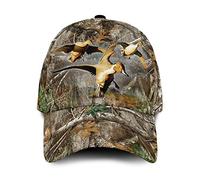 942 Arbre Sec De Chasse Au Canard Imprimé en 3D Homme Femme Snapback Casquette Respirant Chapeaux Pare-Soleil Vintage Trucker Cap Casquette Trucker pour Adulte Pêche Camping