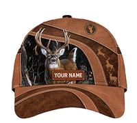 942 Cap Cerf Personnalisé Casquette De Chasse Unisexe Hip Pop Casquette Lavable Casquette Trucker pour Camping, Adolescent, Running
