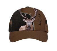 942 Casquette De Chasse Cerf Personnalisé Golf Casquette Unisexe Casquette Coton Hat pour Camping, Extérieur, Adolescent