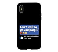 942 Moustiques J'Ai aimé Votre Message Mosquito Meme Funny Camping Coque pour iPhone X/XS