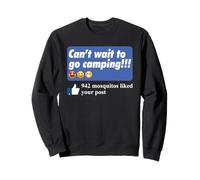 942 Moustiques J'Ai aimé Votre Message Mosquito Meme Funny Camping Sweatshirt