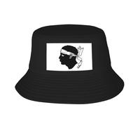 942 Unisexe Chapeaux De Visière Protection De Soleil Chapeau De Seau Lègére Chapeau De Plage Chapeau De Soleil Bob pour Plage Voyage Randonnée Drapeau De La Corse