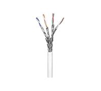 [94223] Goobay Bobine Câble Réseu CAT 6 S/FTP (PiMF) CCA AWG 23/1 100 m Blanc