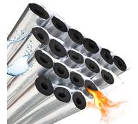 95.0 cm 15.0 mm Manchon Chaleur Préservation Auto-adhésif Fendu Avec Adhésif pour Isolant Tuyau Chauffage Et La Climatisation Tuyau D'eau Antigel(34.0 mm(1-1/3"))