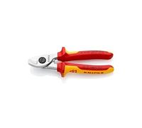 Cisaille Knipex 95 16 165 Coupe-câbles isolées par gaines bi-matière, certifiées VDE 165 mm