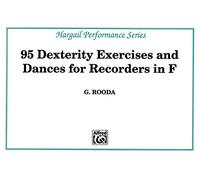 95 finger dexterity exercises and dances for recorders in f
