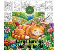 95+ Large Spring coloring pages For adults Bundle: Experience the essence of spring with these Large Print Spring Coloring Pages for Adults