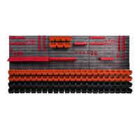 95 pcs. Boîtes, Étagère murale pour système de rangement 1728 x 780 mm, Porte-ou