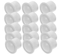 95 Pièces Embouts de Tringle à Rideaux Décoratifs en Plastique Blanc | Tringle à Rideaux et Tringles Romaines, Installation Facile, Protection de Tige, Lot de 95 Pièces