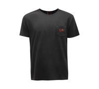 9500AS maglia uomo GALLO man garment dyed t-shirt black
